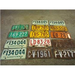 Licence Plates (14) (Centennial, Diamond Jubilee)