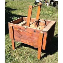 Antique Cradle wooden washing machine