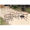 Image 1 : Antique Parlour chairs - set of 4 (metal)