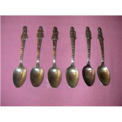 Dionne Quintuplets Spoons (Six Spoons With An Extra "Marie" Spoon)