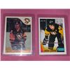 Image 1 : Mario Lemieux 1985 Rookie Hockey Card and 1987 Hockey Card (Both Cards Original & Near Mint Conditio