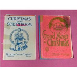 Box of 1920's School Christmas Playbooks and Songbooks