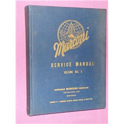 Marconi Volume No.2 Radio Service Manual and Catalog