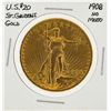 Image 1 : 1908 NM $20 St. Gaudens Double Eagle Gold Coin