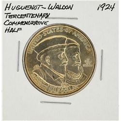 1924 Huguenot-Walloon Tercentary Commemorative Half Dollar Coin