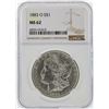 Image 1 : 1883-O $1 Morgan Silver Dollar NGC Graded MS62