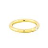 Image 2 : 18KT Yellow Gold Designer Pianegonda .10ct Diamond Ring