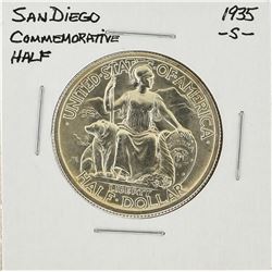 1935-S San Diego Commemorative Half Dollar Coin