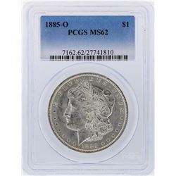 1885-O $1 Morgan Silver Dollar PCGS Graded MS62