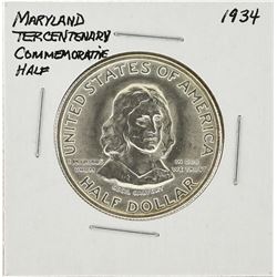 1934 Maryland Tercentenary Commemorative Half Dollar Coin