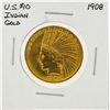 Image 1 : 1908 $10 Indian Head Eagle Gold Coin