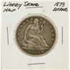 Image 1 : 1873 with Arrows Silver Liberty Seated Half Dollar Coin