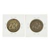 Image 2 : Set of (2) 1859-O and 1873 Arrows Silver Liberty Half Dollar Coins