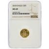 Image 1 : 2010 $5 American Gold Eagle Coin NGC Graded MS69