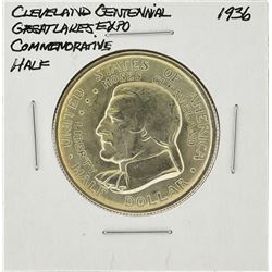 1936 Cleveland Centennial Great Lakes Exposition Commemorative Half Dollar Coin