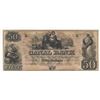 Image 1 : 1800s $50 Canal Bank New Orleans Obsolete Bank Note