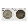 Image 1 : Set of (2) 1863 and 1864 8 Reales Mexico Silver Coins