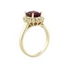 Image 3 : 14KT Yellow Gold 1.95ct Pink Tourmaline and Diamond Ring