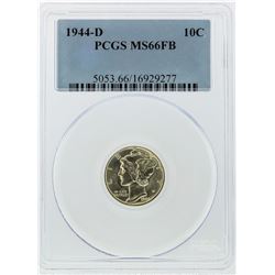 1944-D Mercury Dime PCGS Graded MS66FB