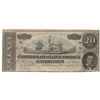 Image 1 : 1864 $20 Confederate States of America Note