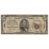 Image 1 : 1929 $5 Springfield Ohio National Currency Note