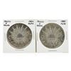 Image 1 : Set of (2) 1884-1885 8 Reales Mexico Silver Coins