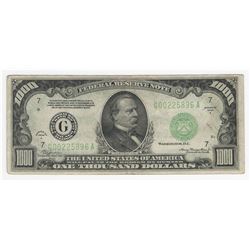 1934-A $1000 Federal Reserve Bank Note Chicago