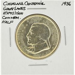 1936 Cleveland Centennial Great Lakes Exposition Commemorative Half Dollar Coin