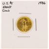 Image 1 : 1986 1/10 oz. $5 Gold American Eagle Coin