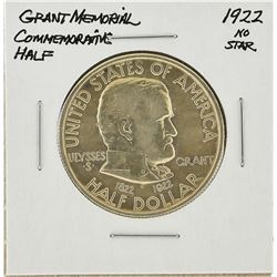 1922 No Star Grant Memorial Commemorative Half Dollar Coin