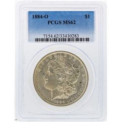 1884-O $1 Morgan Silver Dollar PCGS Graded MS62
