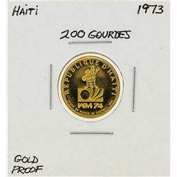 1973 Haiti 200 Gourdes Proof Gold Coin