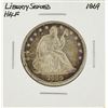 Image 1 : 1869 Silver Liberty Seated Half Dollar Coin