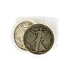 Image 1 : (20) Assorted 1916-1946 Circulated Silver Walking Liberty Half Dollar Coins