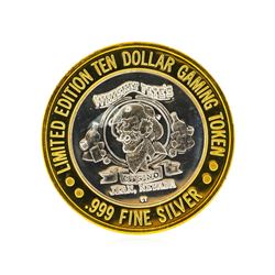 Whiskey Petes $10 Casino Gaming Token .999 Silver Limited Edition
