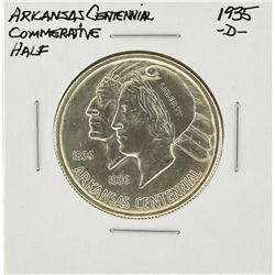 1935-D Arkansas Centennial Commemorative Half Dollar Coin