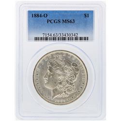 1884-O $1 Morgan Silver Dollar PCGS Graded MS63