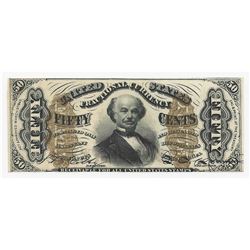 March 3, 1863 Fifty Cent Third Issue Fractional Note Specimen