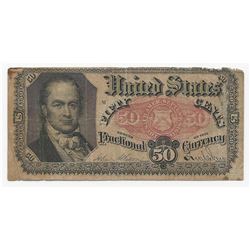 1875 50 Cent Fractional United States Currency Note