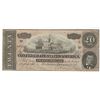 Image 1 : 1863 $20 The Confederate States of America Note