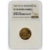 Image 1 : 1997-W $5 Franklin D. Roosevelt Commemorative Gold Coin NGC PF70 Ultra Cameo