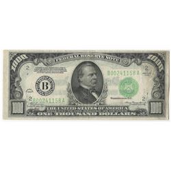 1934 $1000 Federal Reserve Note New York