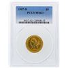Image 1 : 1907-D $5 Liberty Head Half Eagle Gold Coin PCGS Graded MS62+