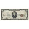 Image 1 : 1929 $20 Cleveland Ohio National Currency Note
