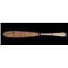 Image 1 : Heiltsuk Carved Paddle with Painted Design Attributed to Captain Carpenter ca. 1900  54" L. 5 3/4" W