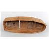 Image 2 : 19TH C. Tsimshian Bent Wood Cradle 32" L. 11 1/2" W.  Good Condition