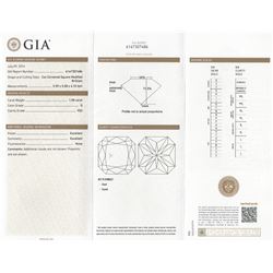 Ideal Square Cut Diamond