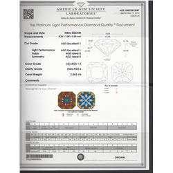 Ideal Square Cut Diamond