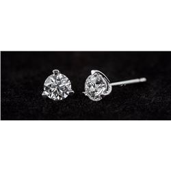 Round Brilliant Diamond Earrings