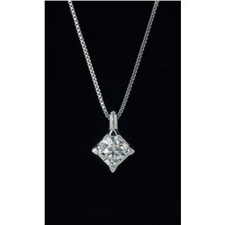 Ideal Square Diamond Necklace